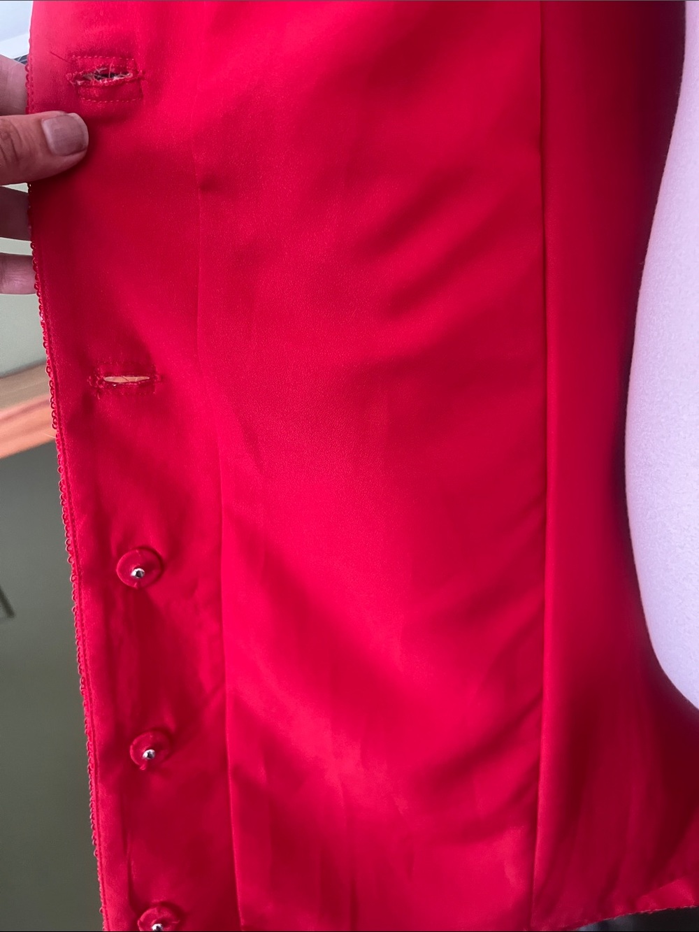 Semi new Anthropologie Maeve Sequin Blazer Dress Red Coat Mini Dress size 4P - Picture 9 of 14
